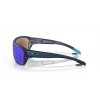 Oakley Split Shot Matte Translucent Blue Frame Prizm Sapphire Polarized Lense Sunglasses