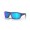 Oakley Split Shot Matte Translucent Blue Frame Prizm Sapphire Polarized Lense Sunglasses