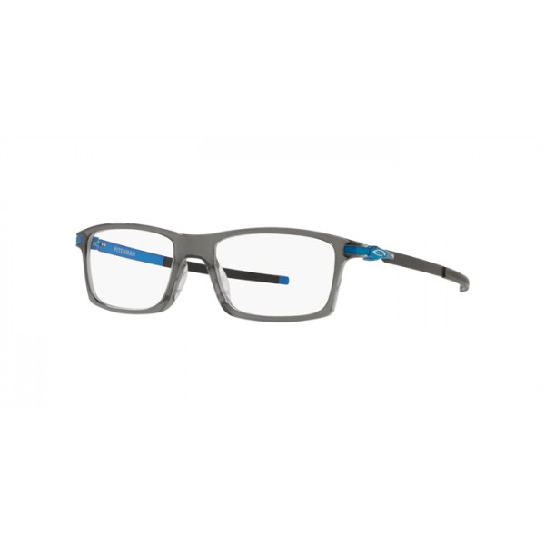 Oakley Pitchman Polished Grey Smoke Frame Eyeglasses Sunglasses