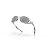 Oakley Eye Jacket Redux Silver Frame Prizm Black Polarized Lense Sunglasses