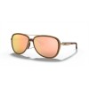 Oakley Split Time Brown Tortoise Frame Prizm Rose Gold Polarized Lense Sunglasses