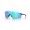 Oakley EVZero Blades Steel Frame Prizm Sapphire Lense Sunglasses