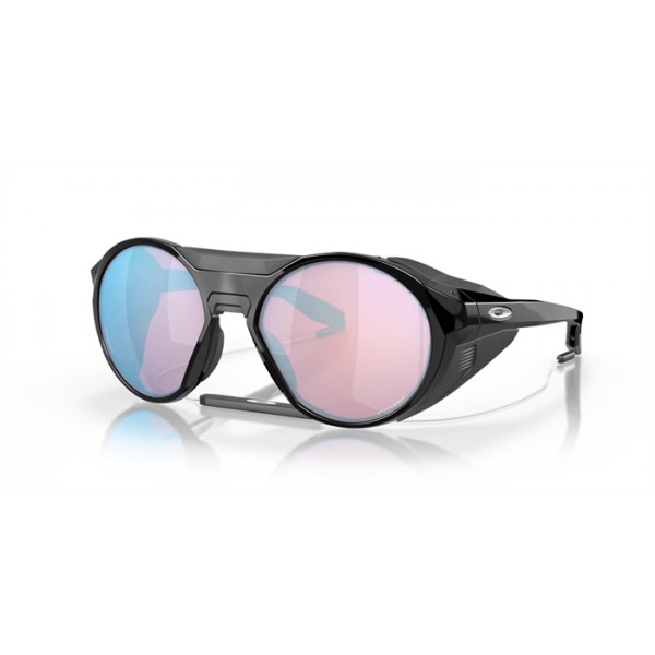 Oakley Clifden Polished Black Frame Prizm Snow Sapphire Lense Sunglasses