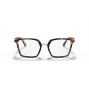 Oakley Side Swept Satin Brown Tortoise Frame Eyeglasses Sunglasses