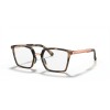 Oakley Side Swept Satin Brown Tortoise Frame Eyeglasses Sunglasses