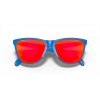 Oakley Frogskins 35th Anniversary Primary Blue Frame Prizm Ruby Lense Sunglasses