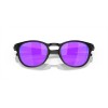Oakley Latch Matte Black Frame Prizm Violet Lense Sunglasses