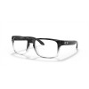 Oakley Holbrook Polished Black Clear Fade Frame Clear Lense Sunglasses