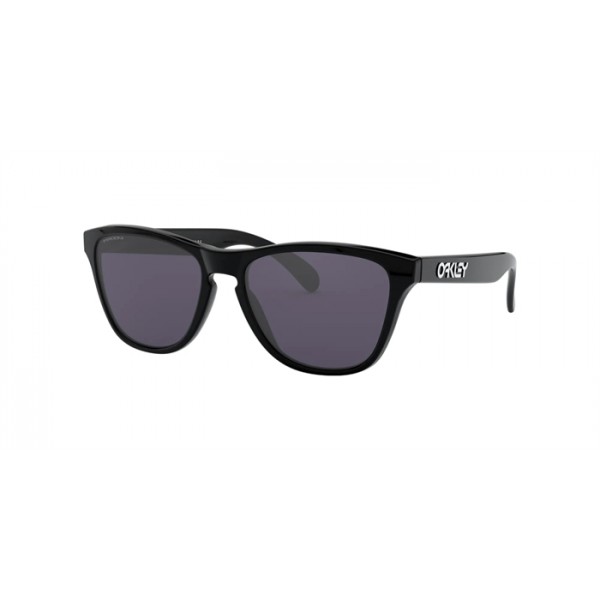 Oakley Frogskins XS Polished Black Frame Prizm Grey Lense Sunglasses