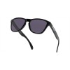Oakley Frogskins XS Polished Black Frame Prizm Grey Lense Sunglasses