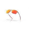 Oakley Ejector Matte Gunmetal Frame Prizm Ruby Lense Sunglasses