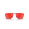 Oakley Ejector Matte Gunmetal Frame Prizm Ruby Lense Sunglasses