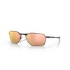 Oakley Savitar Satin Black Frame Prizm Rose Gold Polarized Lense Sunglasses