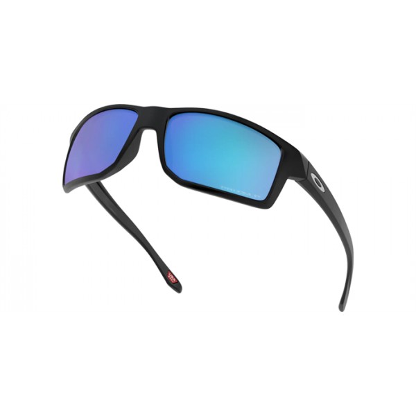 Oakley Gibston Matte Black Frame Prizm Sapphire Polarized Lense Sunglasses