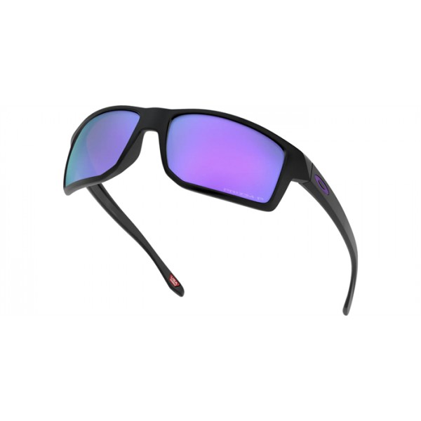 Oakley Gibston Matte Black Frame Prizm Violet Polarized Lense Sunglasses