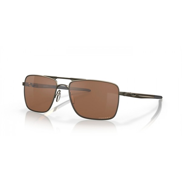 Oakley Gauge 6 Pewter Frame Prizm Tungsten Lense Sunglasses