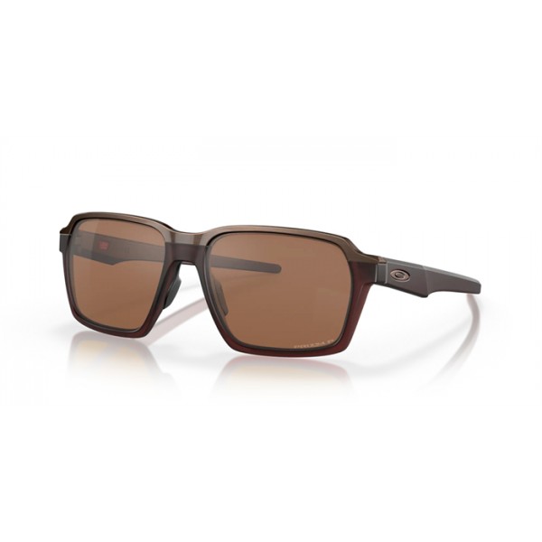 Oakley Parlay Matte Rootbeer Frame Prizm Tungsten Polarized Lense Sunglasses