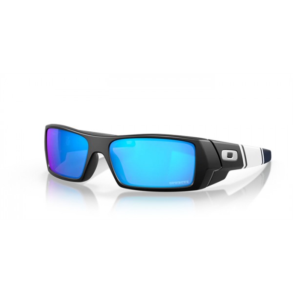 Oakley Dallas Cowboys Gascan® Matte Black Frame Prizm Sapphire Lense Sunglasses