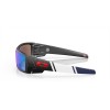 Oakley New York Giants Gascan® Matte Black Frame Prizm Sapphire Lense Sunglasses