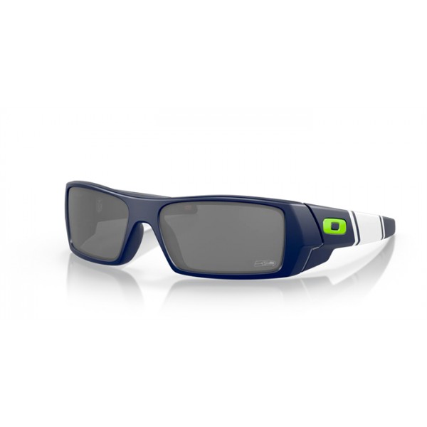 Oakley Seattle Seahawks Gascan® Matte Navy Frame Prizm Black Lense Sunglasses