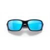 Oakley Straightlink Polished Black Frame Prizm Sapphire Lense Sunglasses