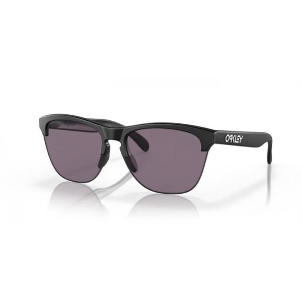 Oakley Frogskins Lite Matte Black Frame Prizm Grey Lense Sunglasses