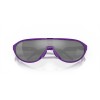 Oakley CMDN Electric Purple Frame Prizm Black Lense Sunglasses