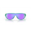 Oakley CMDN Translucent Celeste Frame Prizm Violet Lense Sunglasses