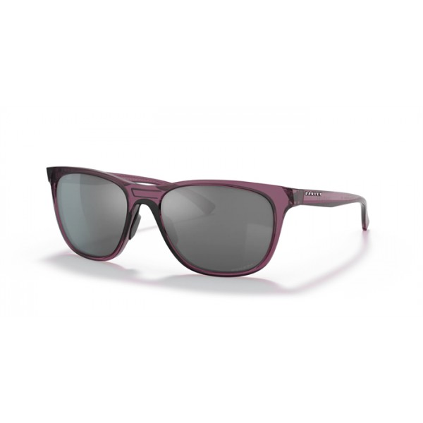 Oakley Leadline Trans Indigo Frame Prizm Black Lense Sunglasses