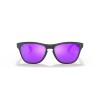 Oakley Frogskins XS Matte Black Frame Prizm Violet Lense Sunglasses
