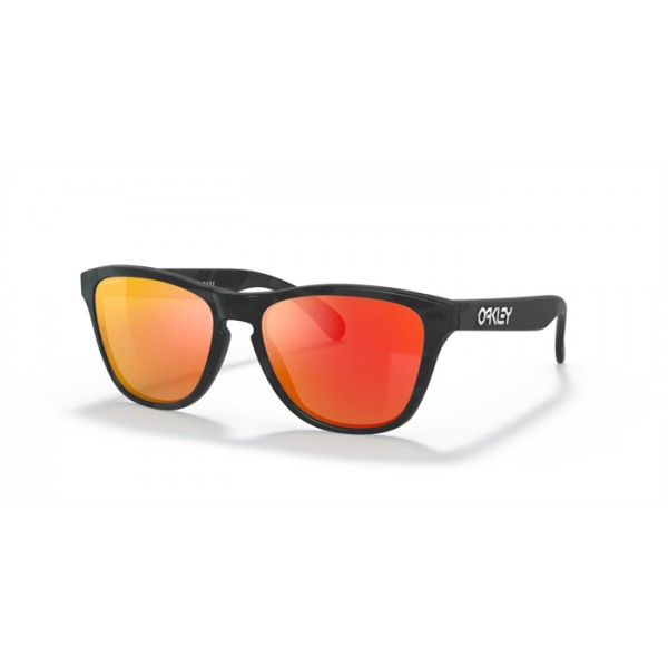Oakley Frogskins XS Matte Black Camo Frame Prizm Ruby Lense Sunglasses
