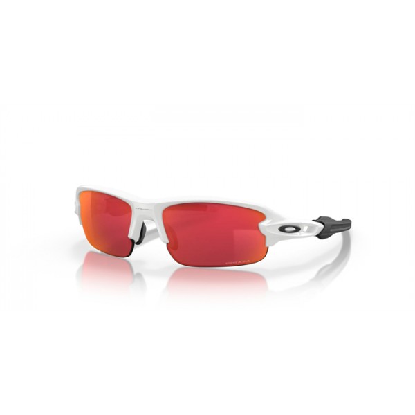 Oakley Flak® XXS Polished White Frame Prizm Field Lense Sunglasses