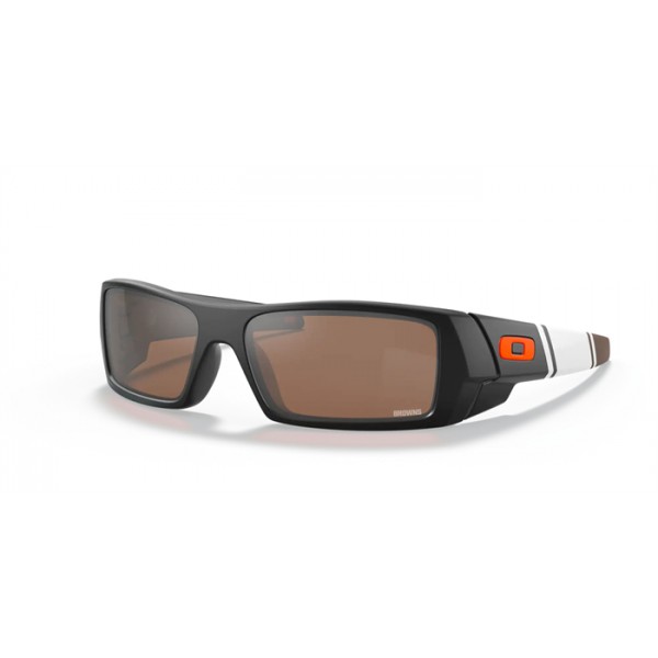 Oakley Cleveland Browns Gascan® Matte Black Frame Prizm Tungsten Lense Sunglasses
