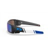 Oakley Detroit Lions Gascan® Matte Black Frame Prizm Sapphire Lense Sunglasses