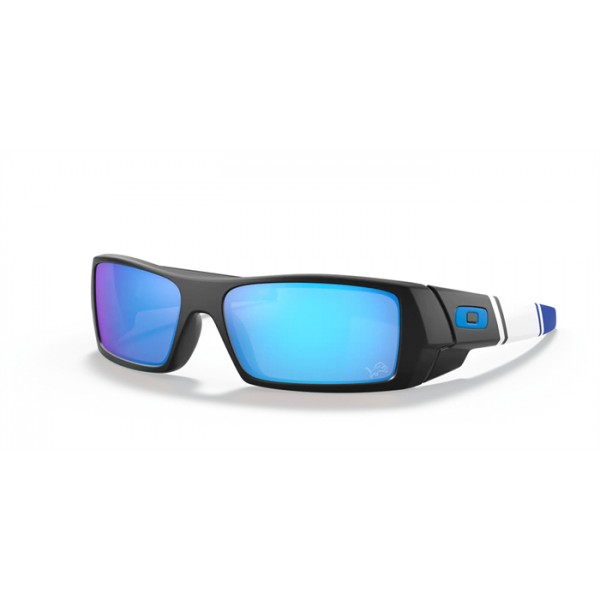 Oakley Detroit Lions Gascan® Matte Black Frame Prizm Sapphire Lense Sunglasses