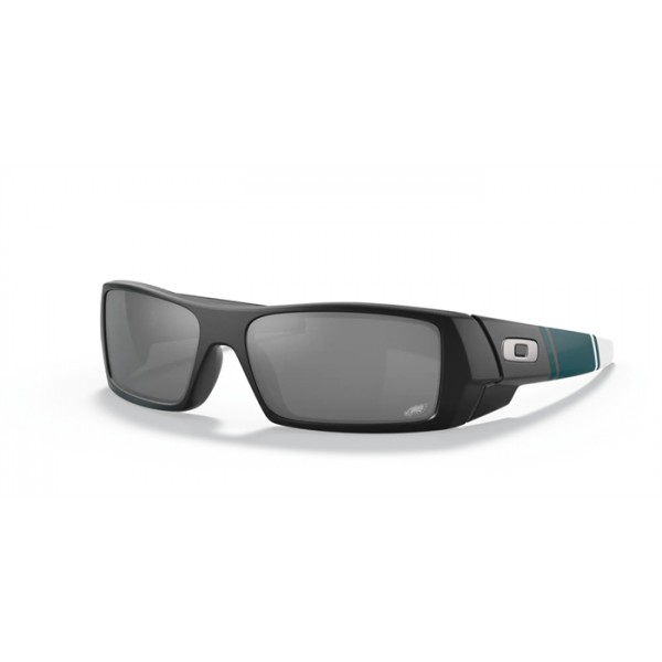 Oakley Philadelphia Eagles Gascan® Matte Black Frame Prizm Black Lenses Sunglasses