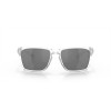 Oakley Sylas Polished Clear Frame Prizm Black Lense Sunglasses