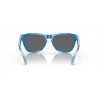 Oakley Frogskins High Resolution Collection Hi Res Polished Sapphire Frame Prizm Black Lense Sunglasses