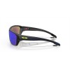 Oakley Split Shot High Resolution Collection Matte Black Frame Prizm Sapphire Polarized Lense Sunglasses