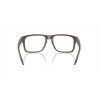 Oakley Holbrook Satin Brown Smoke Frame Clear Lense Sunglasses