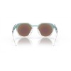 Oakley HSTN Sanctuary Collection Blue Ice Frame Prizm Sapphire Polarized Lense Sunglasses