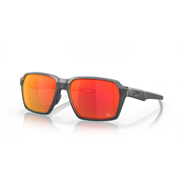 Oakley Parlay Matte Carbon Frame Prizm Ruby Lense Sunglasses