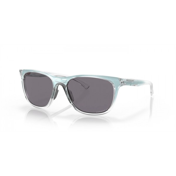 Oakley Leadline Sanctuary Collection Blue Ice Frame Prizm Grey Polarized Lense Sunglasses