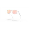 Oakley Frogskins XS Matte Clear Frame Prizm Rose Gold Lense Sunglasses