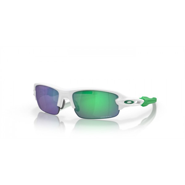 Oakley Flak® XXS Matte White Frame Prizm Jade Lense Sunglasses