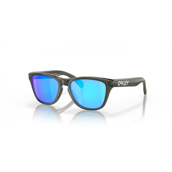 Oakley Frogskins XXS Grey Smoke Frame Prizm Sapphire Lense Sunglasses