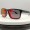 Oakley Holbrook Matte Black Frame Red Polarized Lense Sunglasses