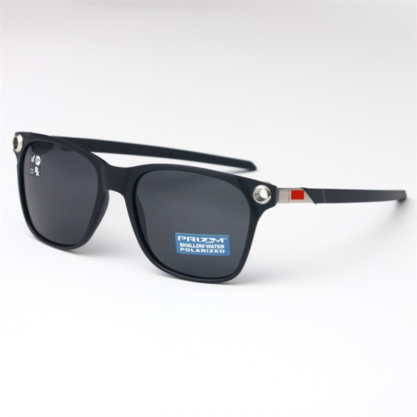 Oakley Apparition Black Frame Dark Black Polarized Lens Sunglasses