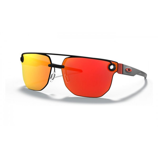 Oakley Chrystl Matte Black Frame Prizm Ruby Lens Sunglasses