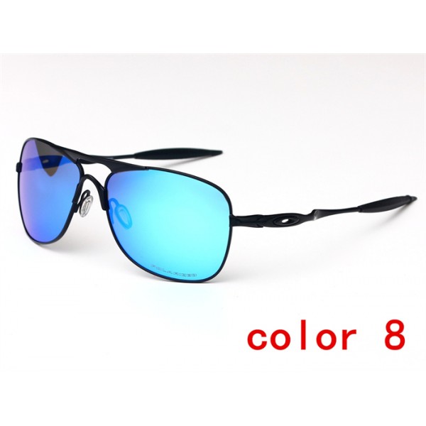 Oakley Crosshair Black Frame /Blue Lense Polarized Sunglasses